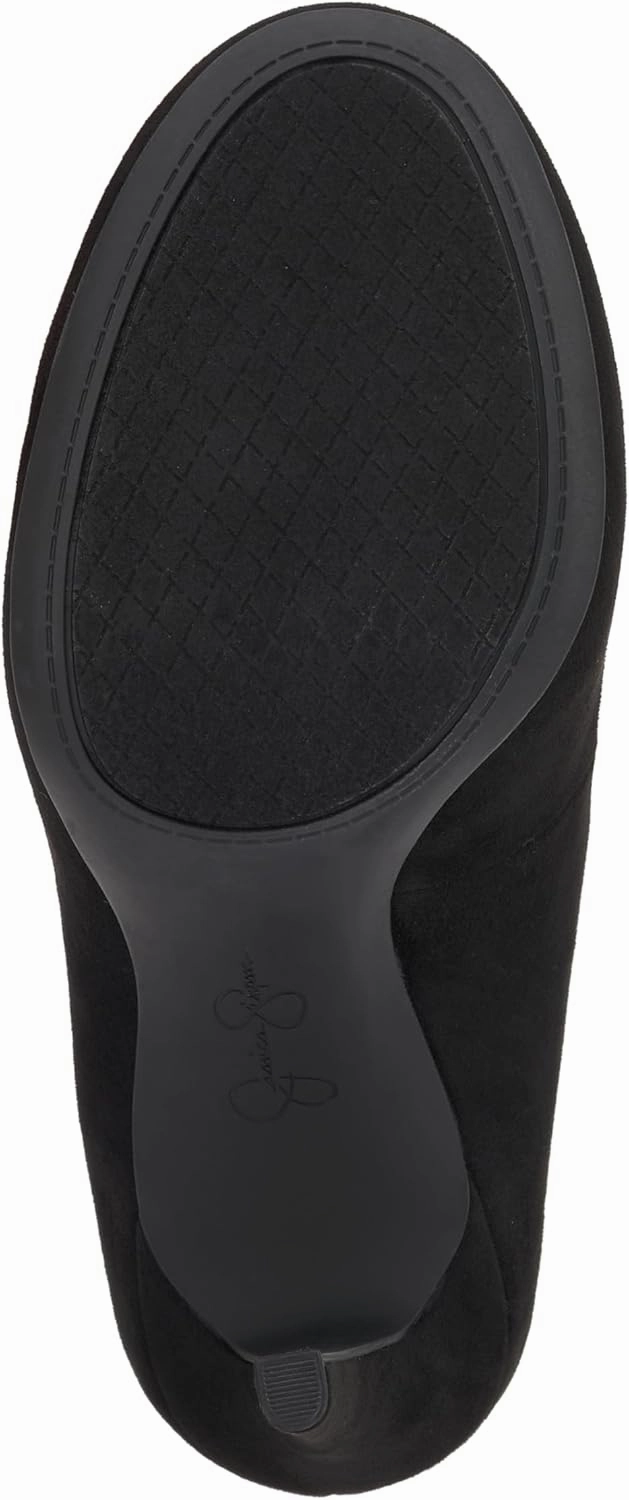 Jessica Simpson Women's Calie Round Toe Classic Heels Pumps Shoes Asics White Running Shoes