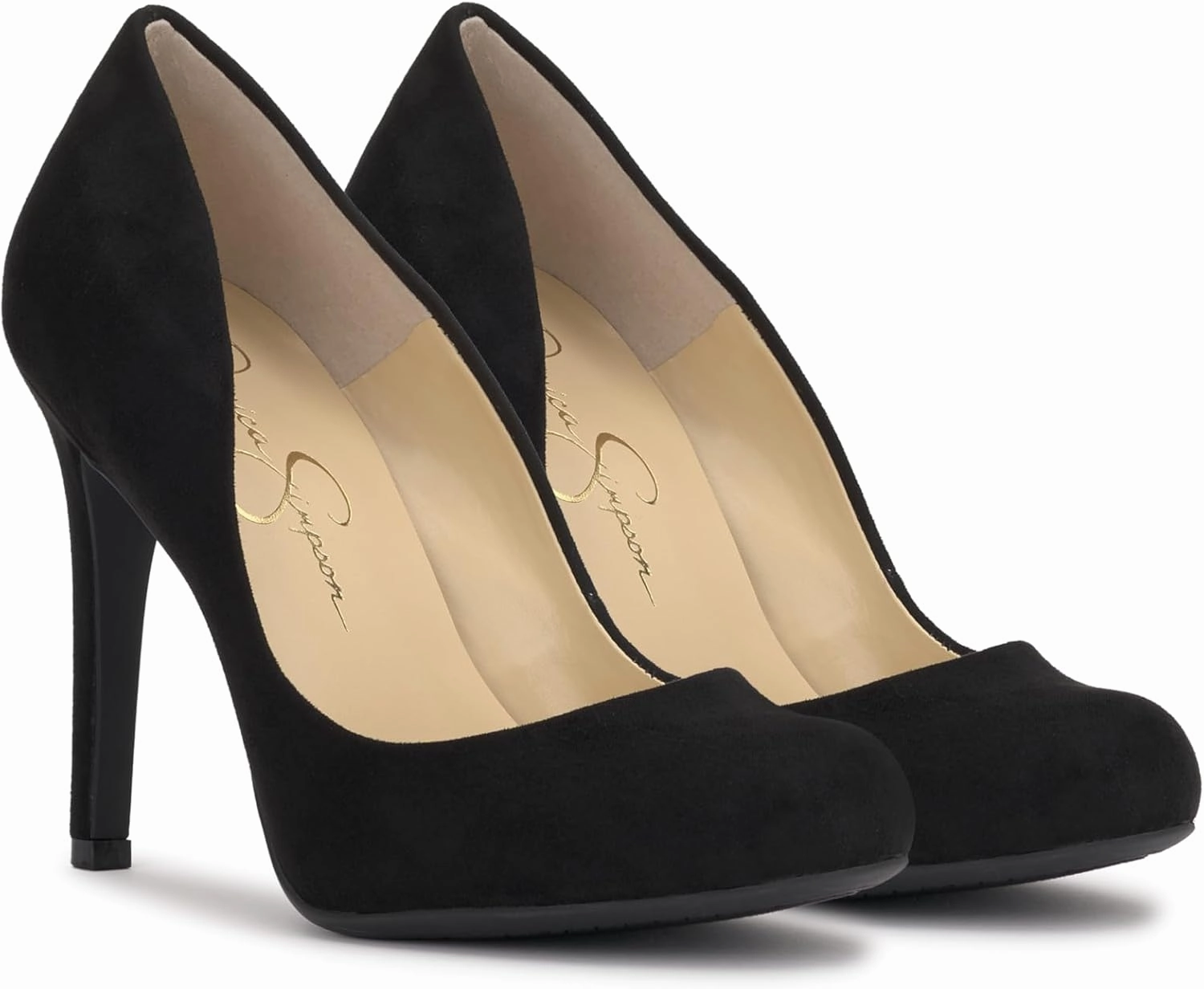 Asics Low Cut Shoes Jessica Simpson Women's Calie Round Toe Classic Heels Pumps Shoes