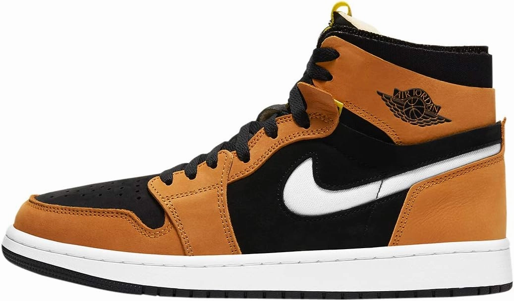 Jordan Mens Air Jordan 1 Zoom Air CMFT CT0978 002 Black/Monarch - Size 8.5 Nike Transparent Shoes Price