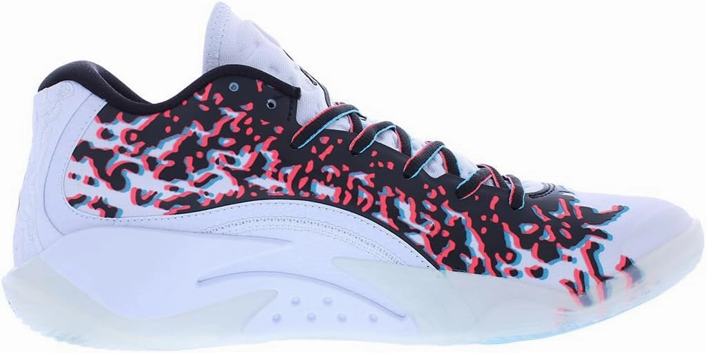 Jordan Zion 3 Men's Shoes (DR0675-106, White/University RED/Cement Grey) Nike Mtb Shoes