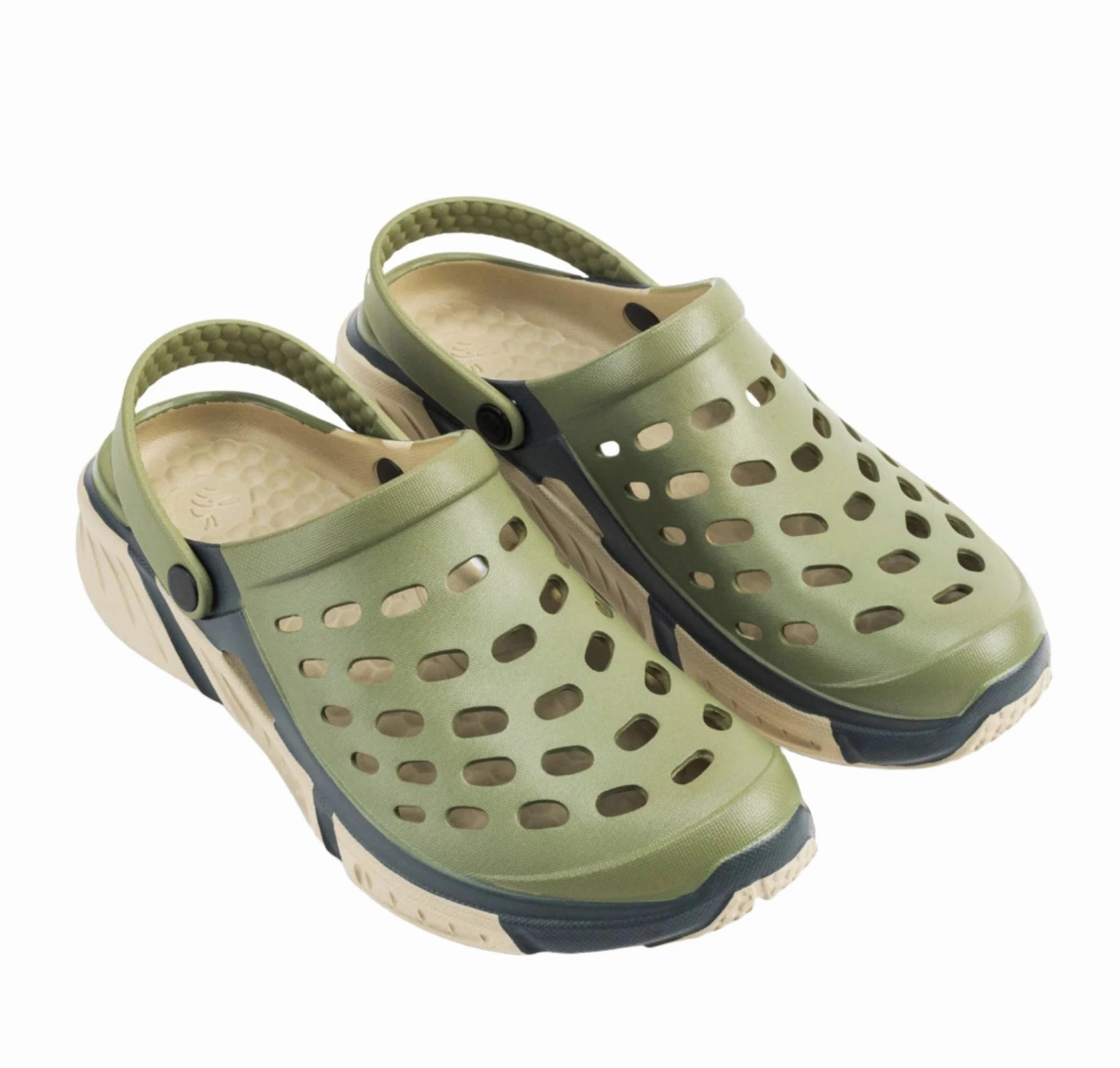 Casual Walking Shoes Joybees Men's Trekking Clog - Dusty Olive/Charcoal