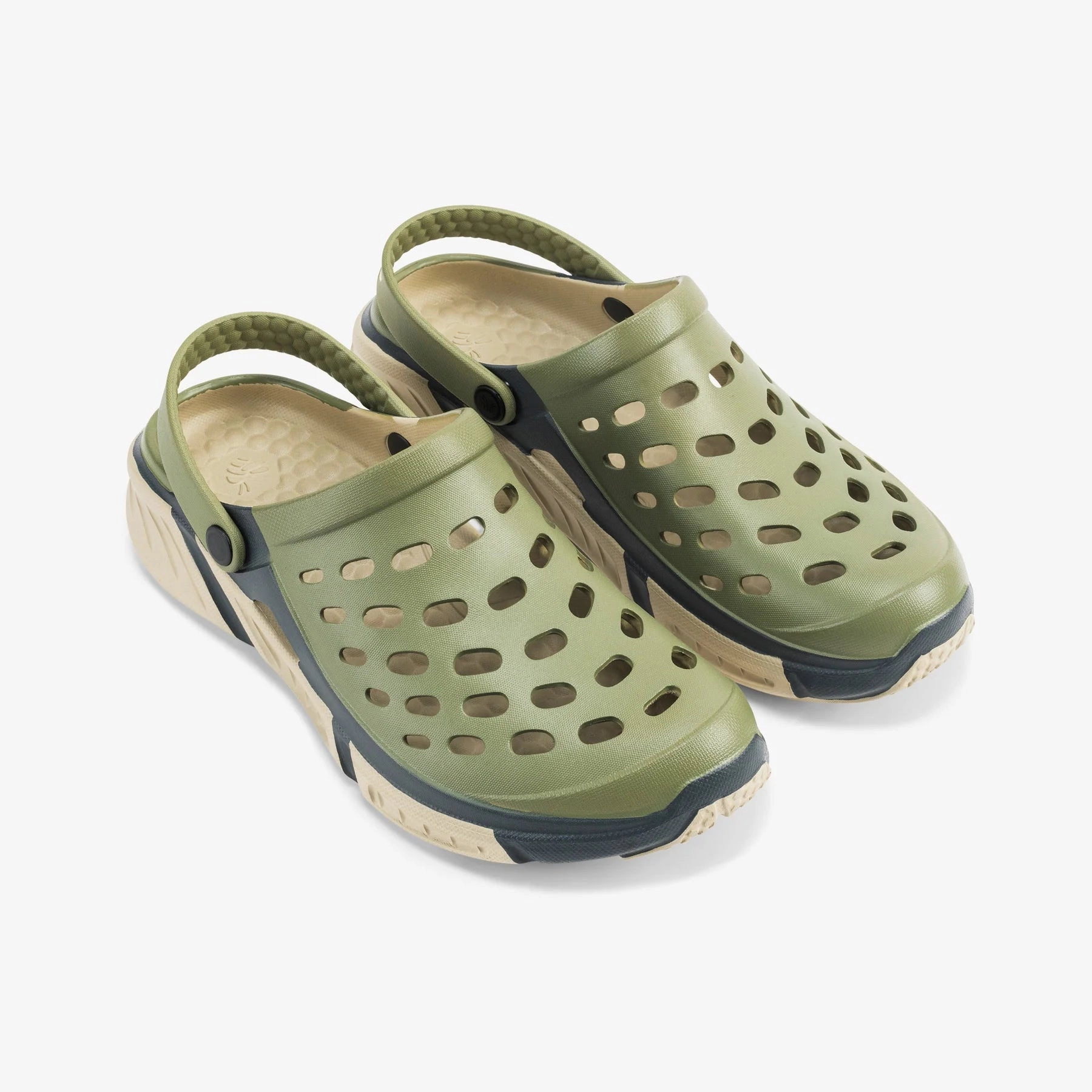 For Seniors To Walk In Best Joybees Men's Trekking Clog - Dusty Olive/Charcoal
