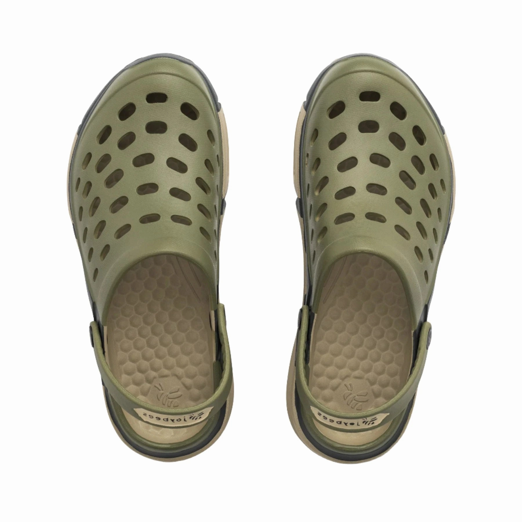 Joybees Men's Trekking Clog - Dusty Olive/Charcoal Best Shoes Walking