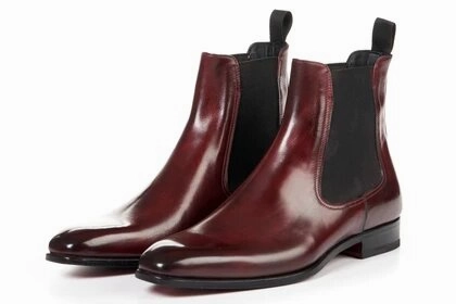 Amos Chelsea Boots Karev Burgundy Chelsea