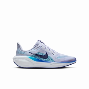 Kid's Air Zoom Pegasus 41 (004 - Ghost/Blue Void-Football Grey-Deep Night) Best Value Running Shoes