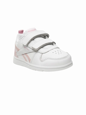 Best Deals On Running Shoes Kids Girl's Glitter Brand Logo Patched Running Shoes,White