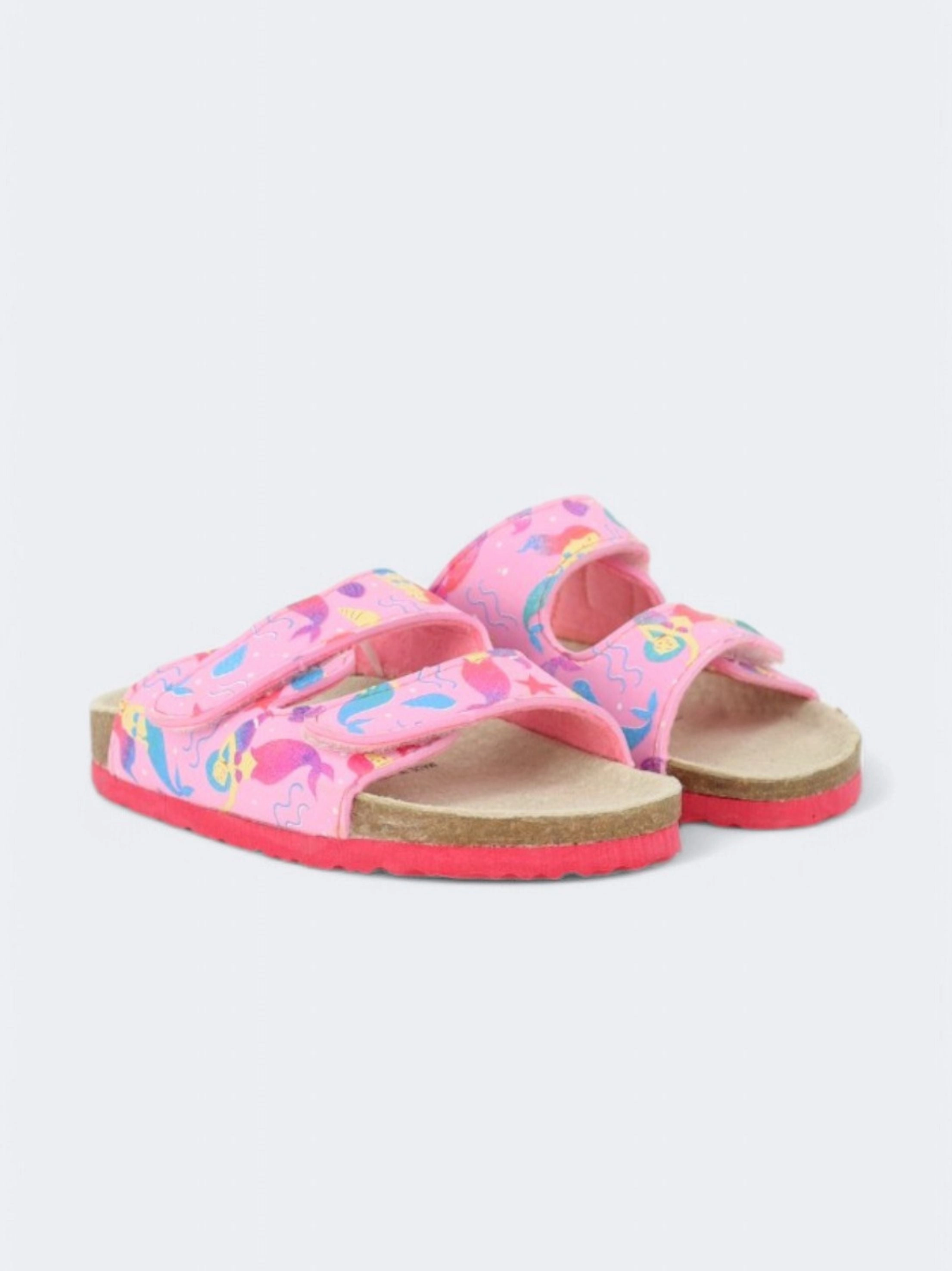 Kids Girl's Graphic Printed Slippers,Pink Best Fuzzy Slippers
