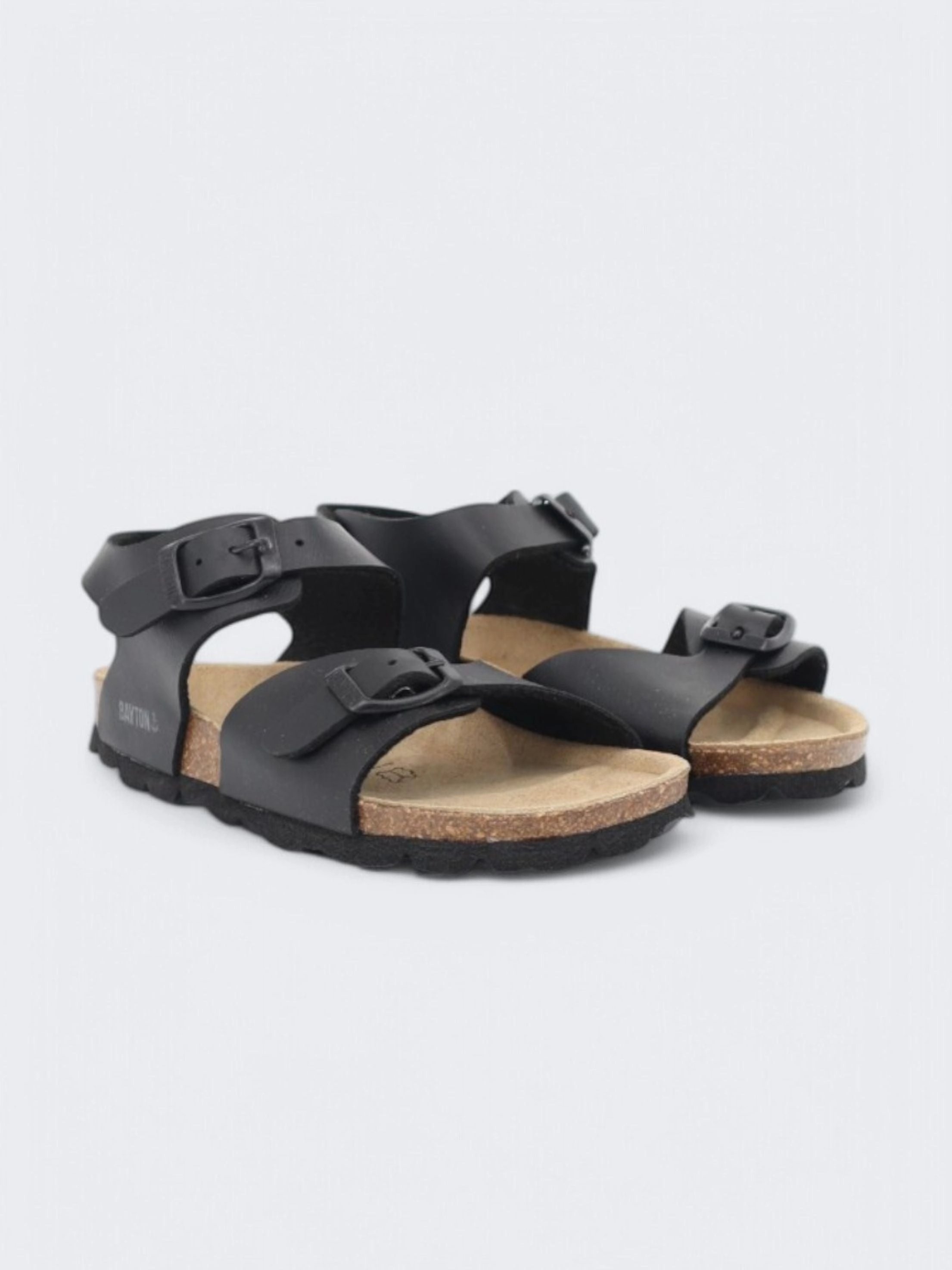 Egyptian Sandals Kids Girl's Plain Sandals,Black