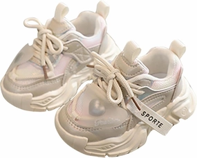 Asics Logo Kids Sandals Toddler Shoes Running Tennis Kids Soccer Shoes Breathable Athletic Lightweight Princess Shoes Sport Shoes