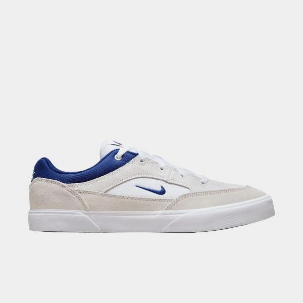 Nike SB Malor Skate Shoes White - Deep Royal Blue - Platinum Tint Nike Air Max Ltd Running Shoes