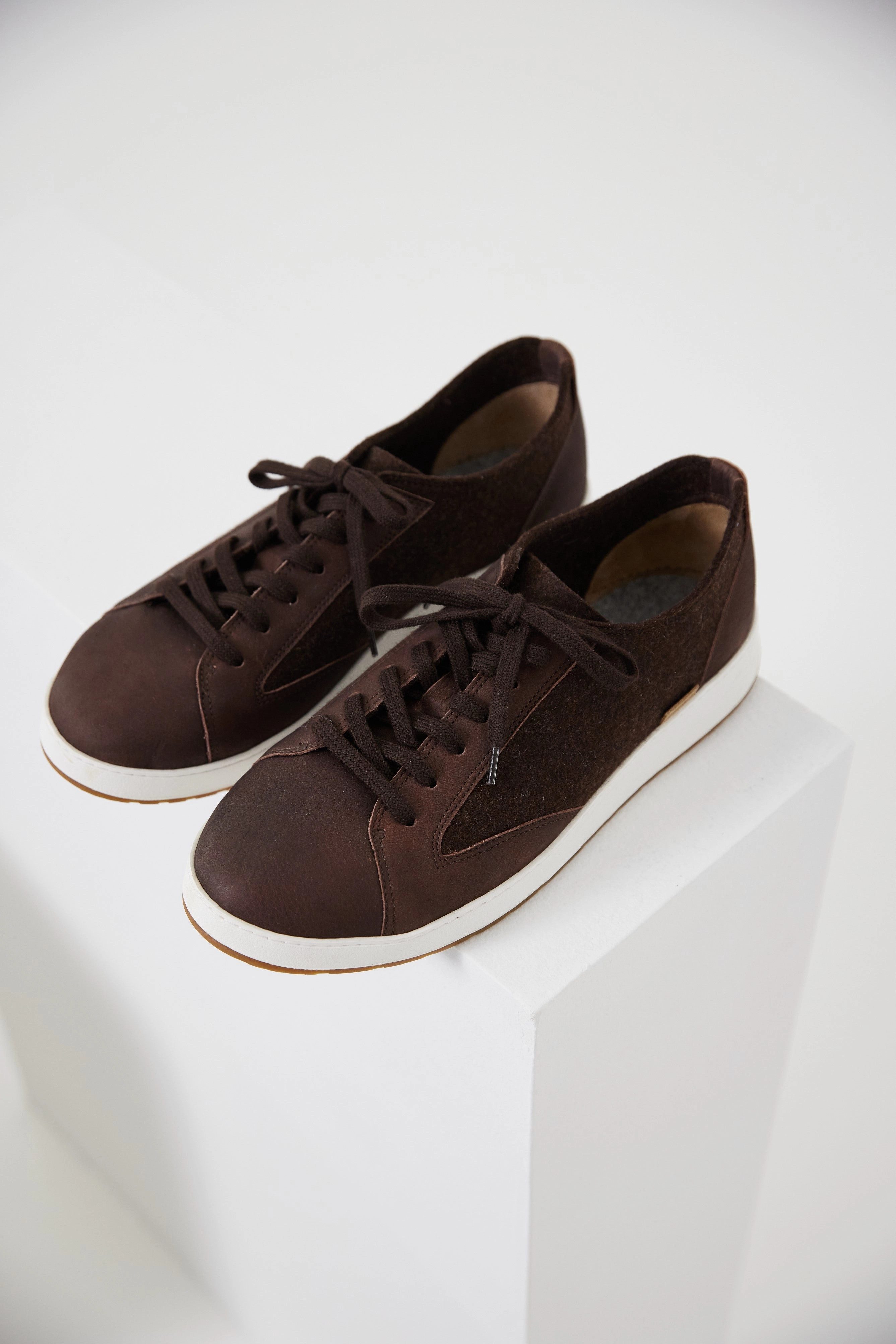 Peep Toe Lace Up Shoes Langdal men - Brown, style 006