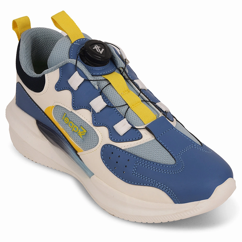 Running Shoe Made In Usa Leap7x Blue Sports Non Lacing Running Shoes For Kids GAMEON-1 By Liberty