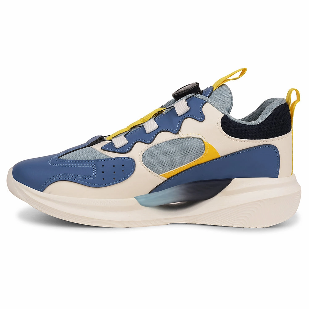 Leap7x Blue Sports Non Lacing Running Shoes For Kids GAMEON-1 By Liberty 41 Road Running Shoes