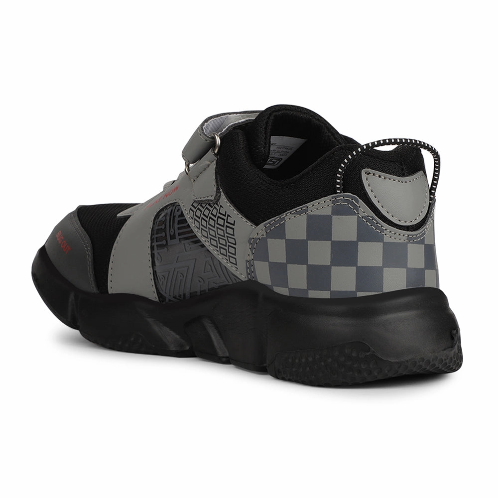 Top Stability Running Shoes Leap7x Grey Non Lacing Sports Running Shoes For Kids POLAR 50 By Liberty