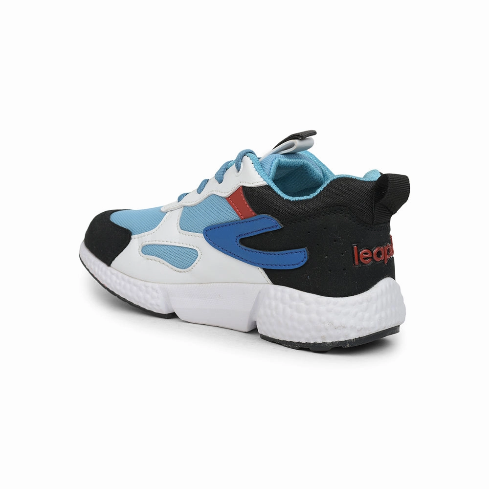 Walking Leap7x Lace Up Athleisure Shoes For Kids (Sky Blue) CARRY-03 By Liberty