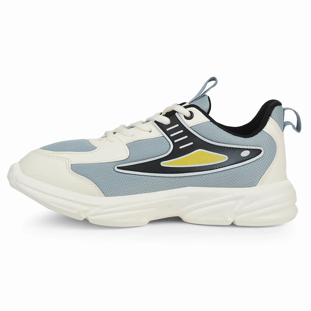 Leap7x Sky Blue Sports Lacing Running Shoes For Kids CLOUDY-5L By Liberty Inexpensive Trail Running Shoes