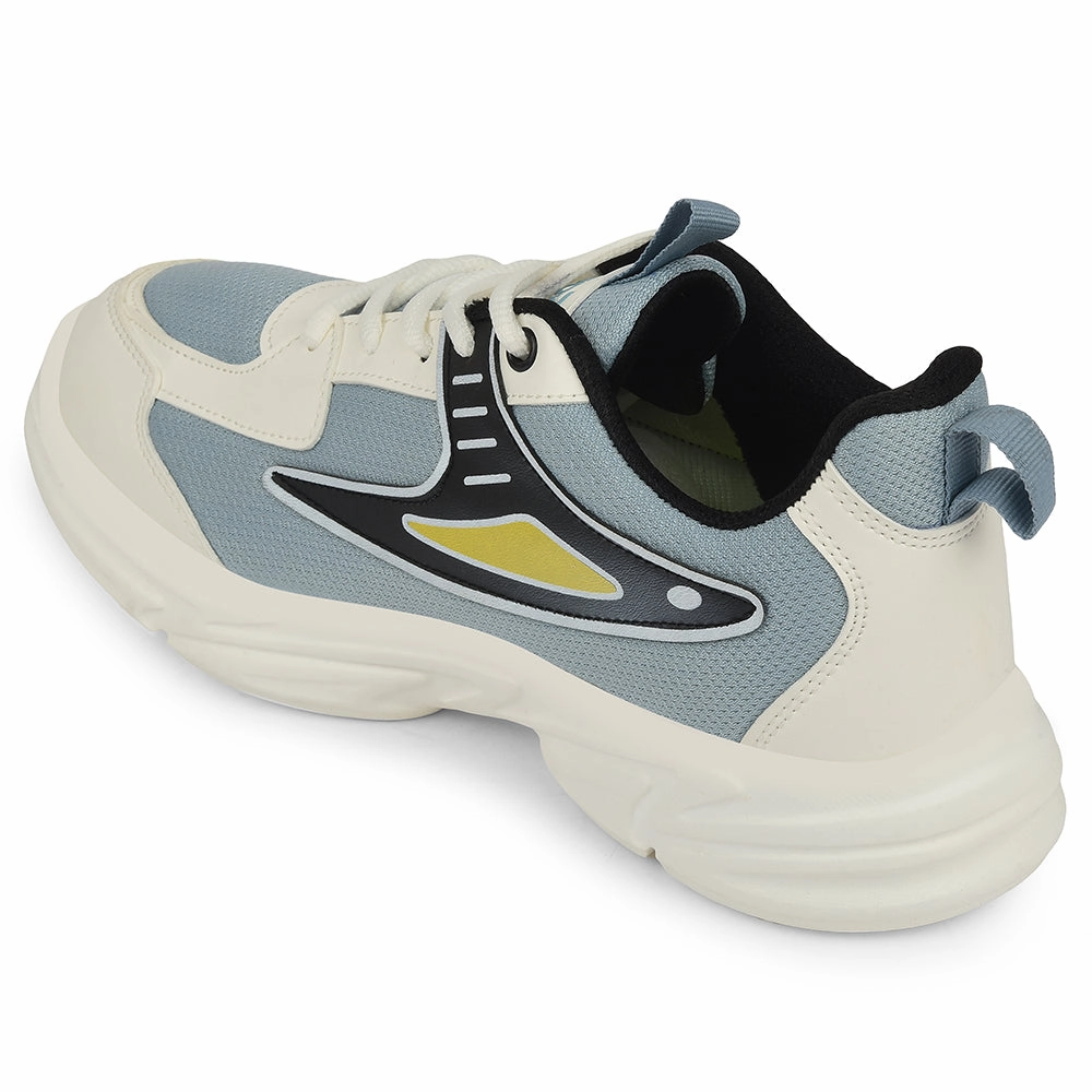 Leap7x Sky Blue Sports Lacing Running Shoes For Kids CLOUDY-5L By Liberty Fresh Foam X Evoz V3 Running Shoe