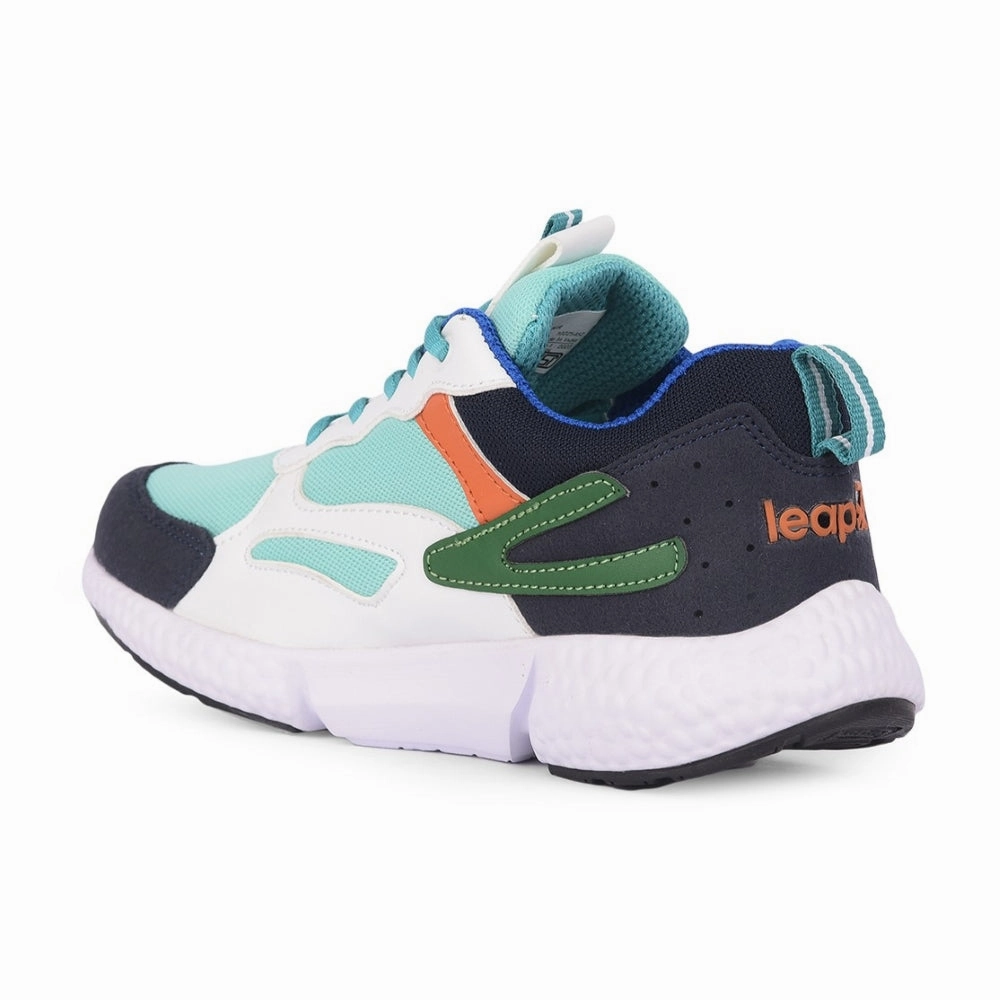 Leap7x Sports Lacing Shoe For Kids (R.Blue) CARRY-03 By Liberty Neutral Running & Walking Shoe