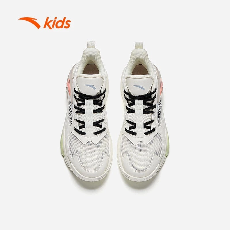 anta kids boys big kids basketball shoes -A125A1107-1 (kasut bola keranjang kanak lelaki) Smart Skate Shoes