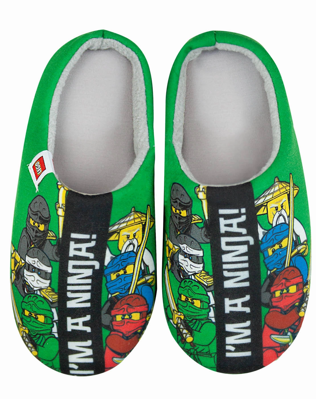 Lego Ninjago Im A Ninja Green Boys Slipper Loc Dog Bunny Slippers