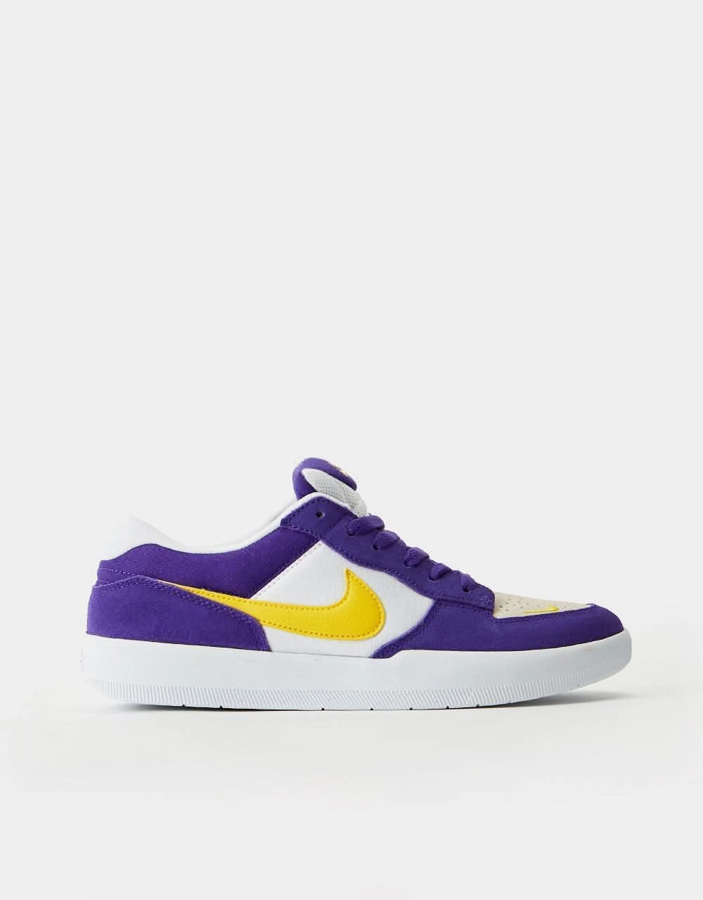 Nike SB Force 58 Skate Shoes - Court Purple/Amarillo-White-White Nike Sideline Iv Cheerleading Shoe