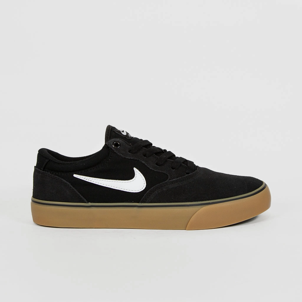 Extra Wide Nike Shoes Nike SB - Chron 2 Shoes - Black / White / Gum