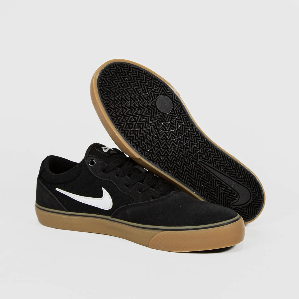 Nike Running Shoes Zoomx Nike SB - Chron 2 Shoes - Black / White / Gum