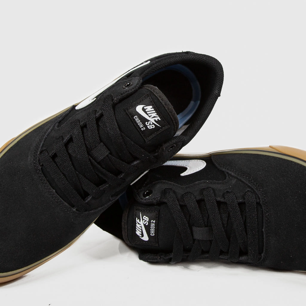 Nike Shoe Stores Nike SB - Chron 2 Shoes - Black / White / Gum