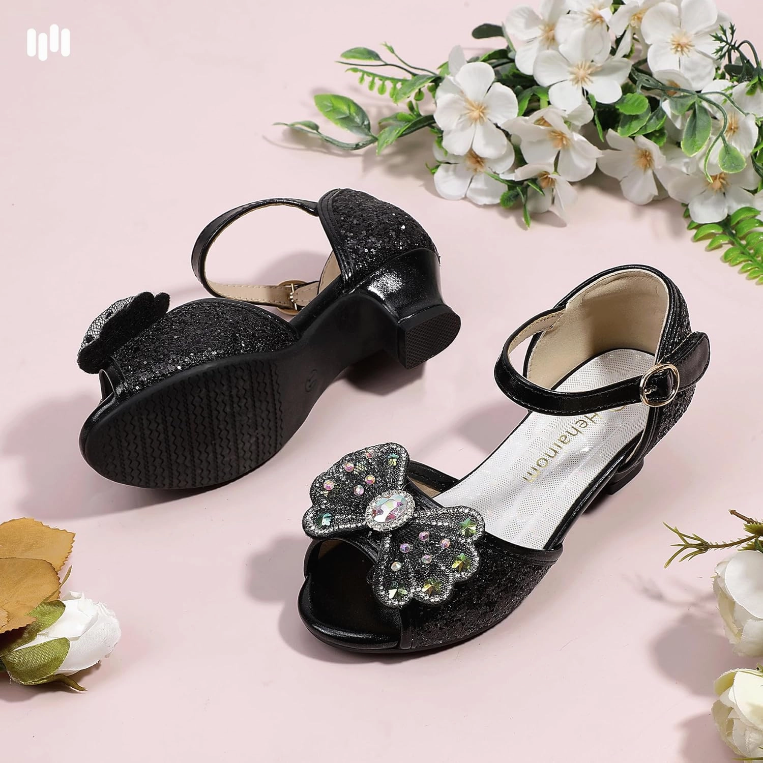 Hehainom Toddler Dress Shoes Little Girls Heels Flower Girl Sandals Open Toe Big Kid Wedding Party Shoes Jan Frodeno Asics Shoes