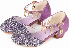 Best Asics Running Shoes For Wide Feet ChuLian Little Kids Girls Dress Pumps Glitter Sequins Princess Low Heels Princess Dress Shoes Party Dance Shoes Rhinestone Sandals