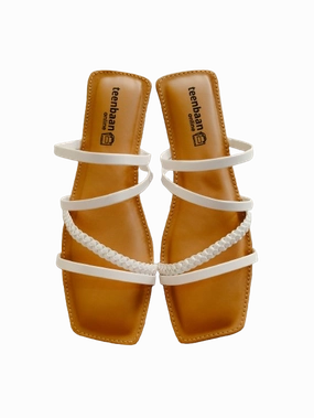 Line Cross Flip Dancing Shoes Flip Flops Wedding