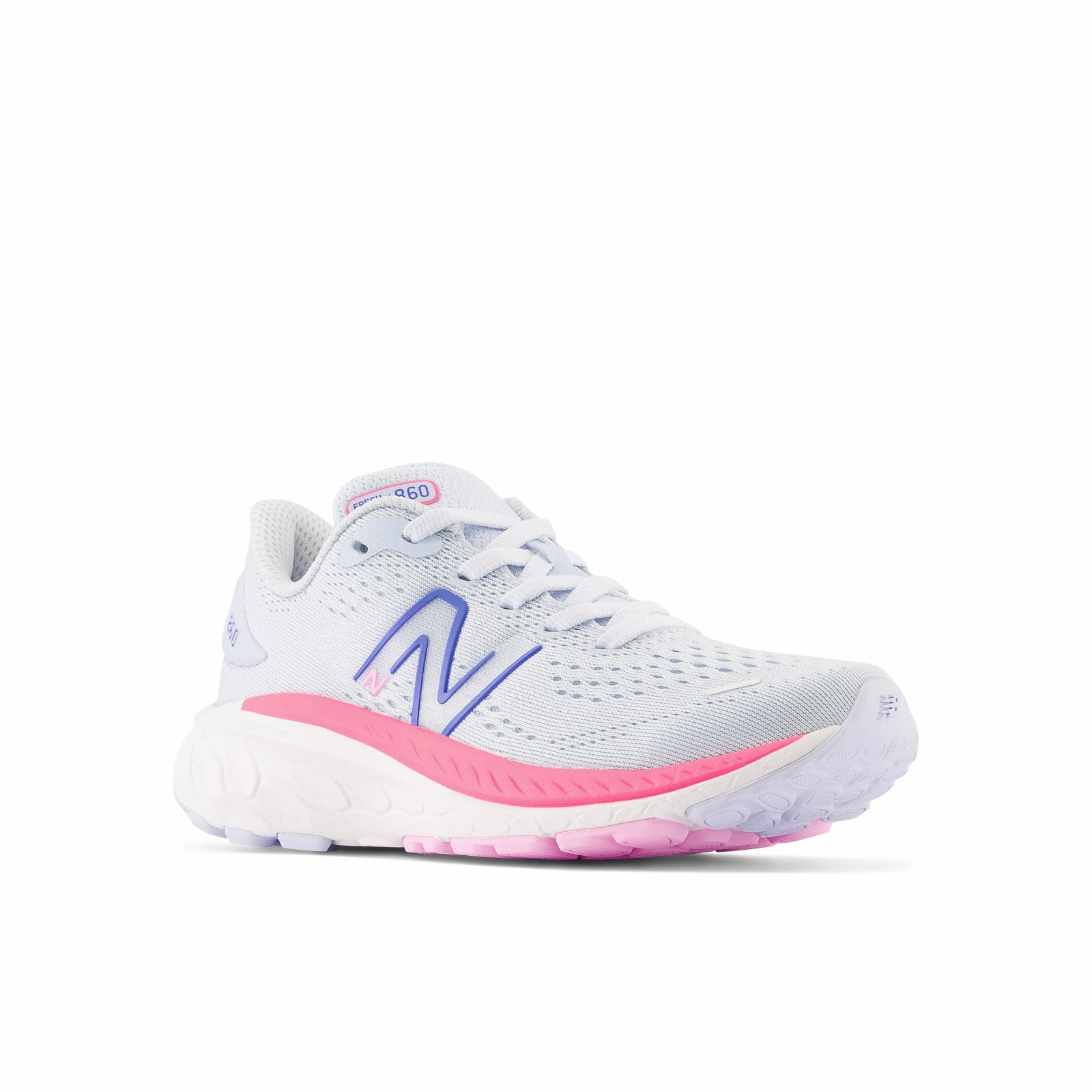 Carbon Running Shoes Little Kids Fresh Foam X 860 v13 (P - Moon Dust/Neon Pink)