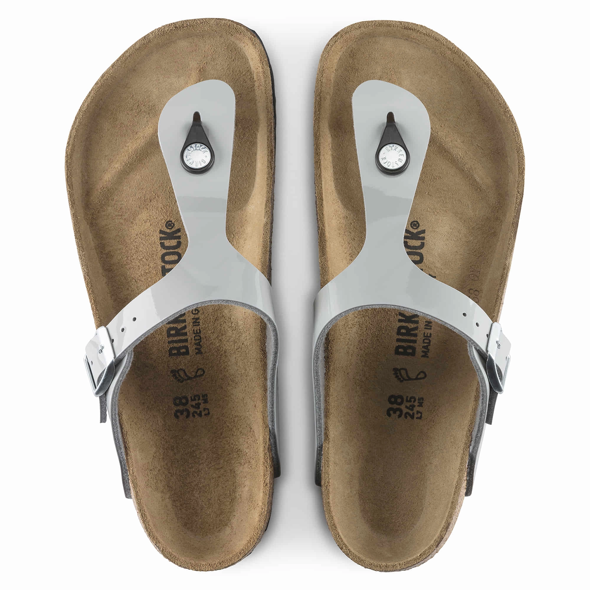 Gizeh Birko-Flor Patent Baby Birkenstock
