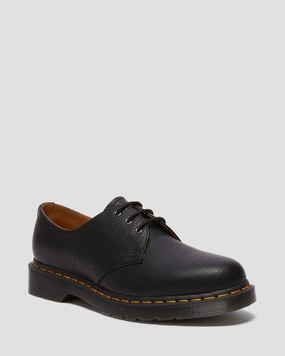 Chukkas Boots Dr. Martens 1461 Ambassador Leather Oxford Shoes Black - Mens
