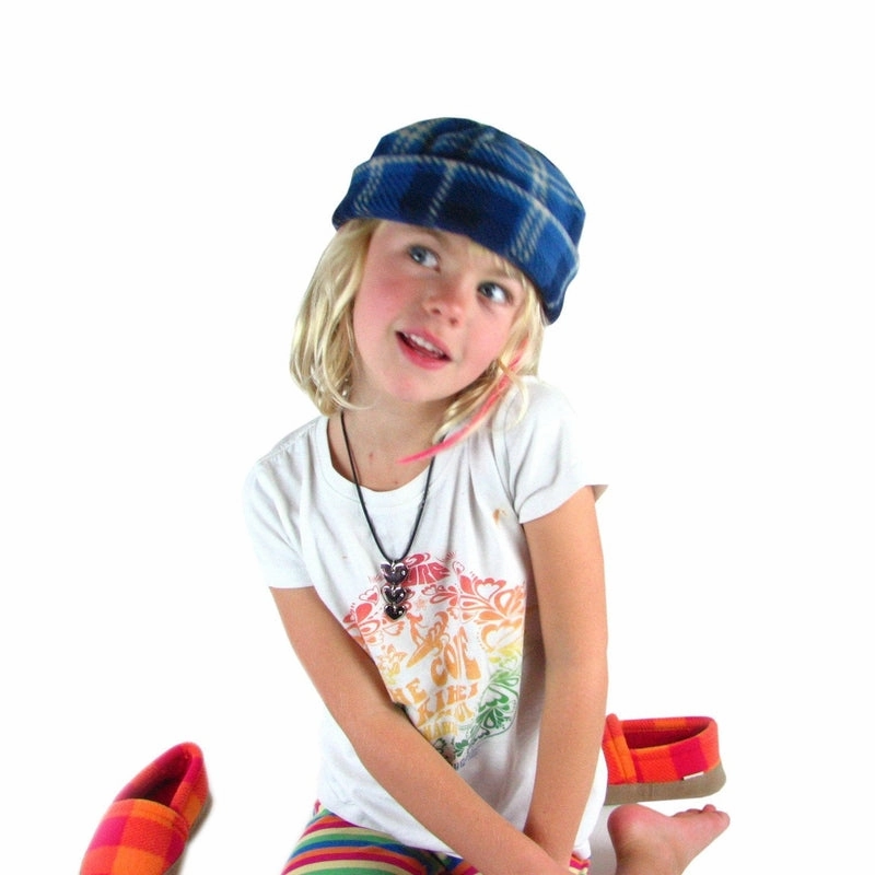 Polar Feet Kids' Perfect Mocs Raspberry Sunrise Slippers With Rubber Soles