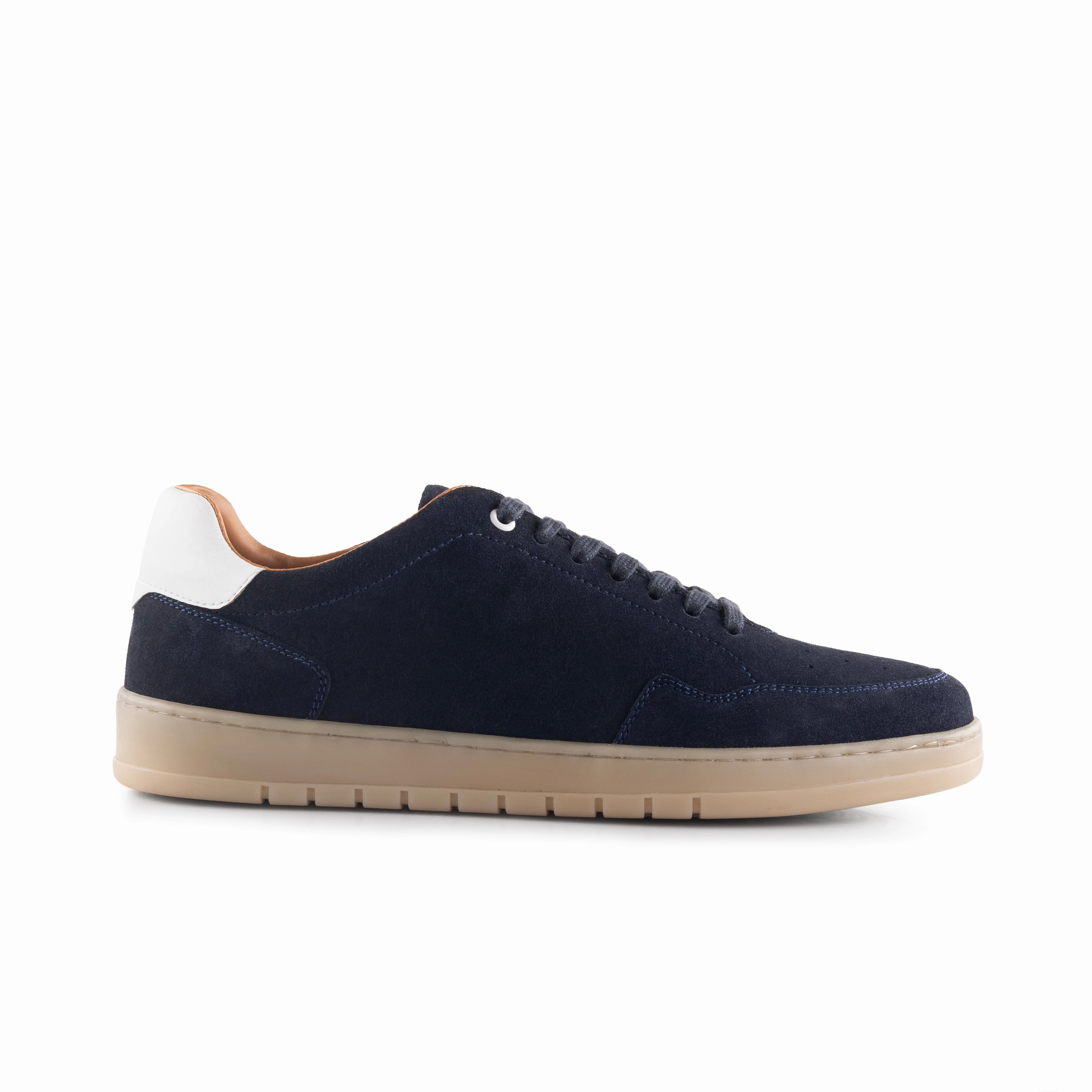 Lucano Suede Smart Casual Trainers - Navy Modern Classics Cap Oxfords