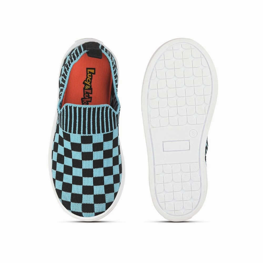 Lucy & Luke (Black) Casual Non Lacing Shoes For Kids MINT-7 By Liberty Platform Walking Shoes