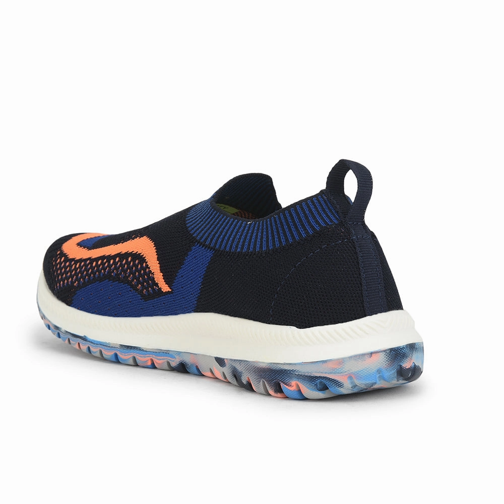 Lucy & Luke (Blue) Casual Non Lacing Shoes For Kids WING-1 By Liberty Best Shoes For Ankle Support When Walking