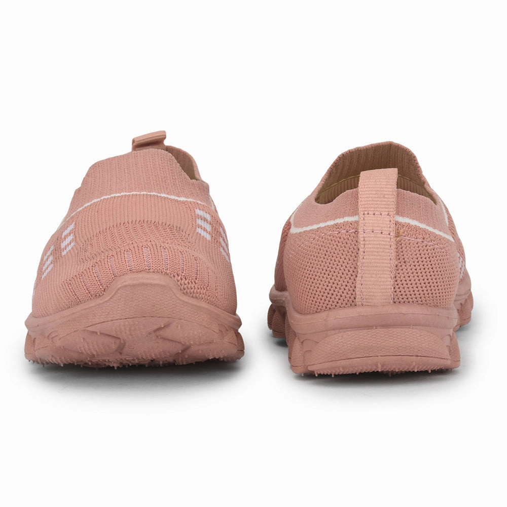 Good City Walking Lucy & Luke (Peach) Casual Non Lacing Shoes For Kids KDL-07 By Liberty