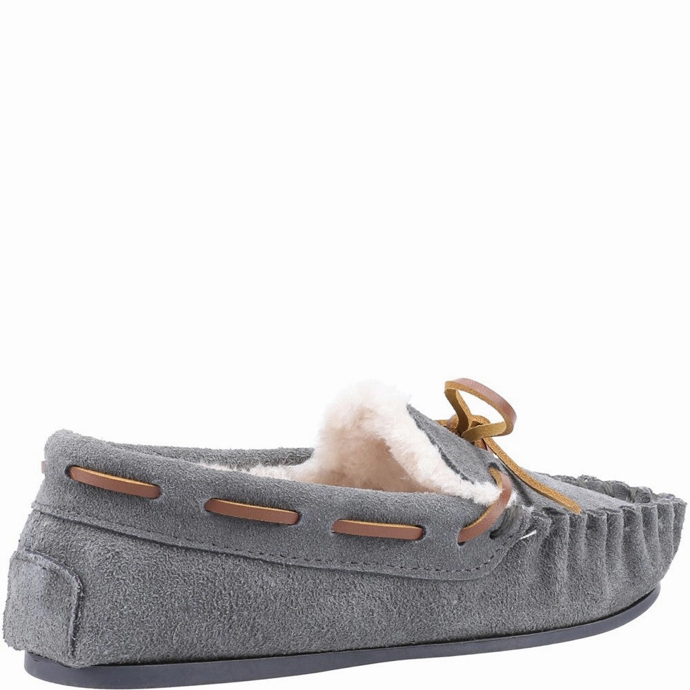 Grey Addison Slippers Cowgirl Boot Slippers