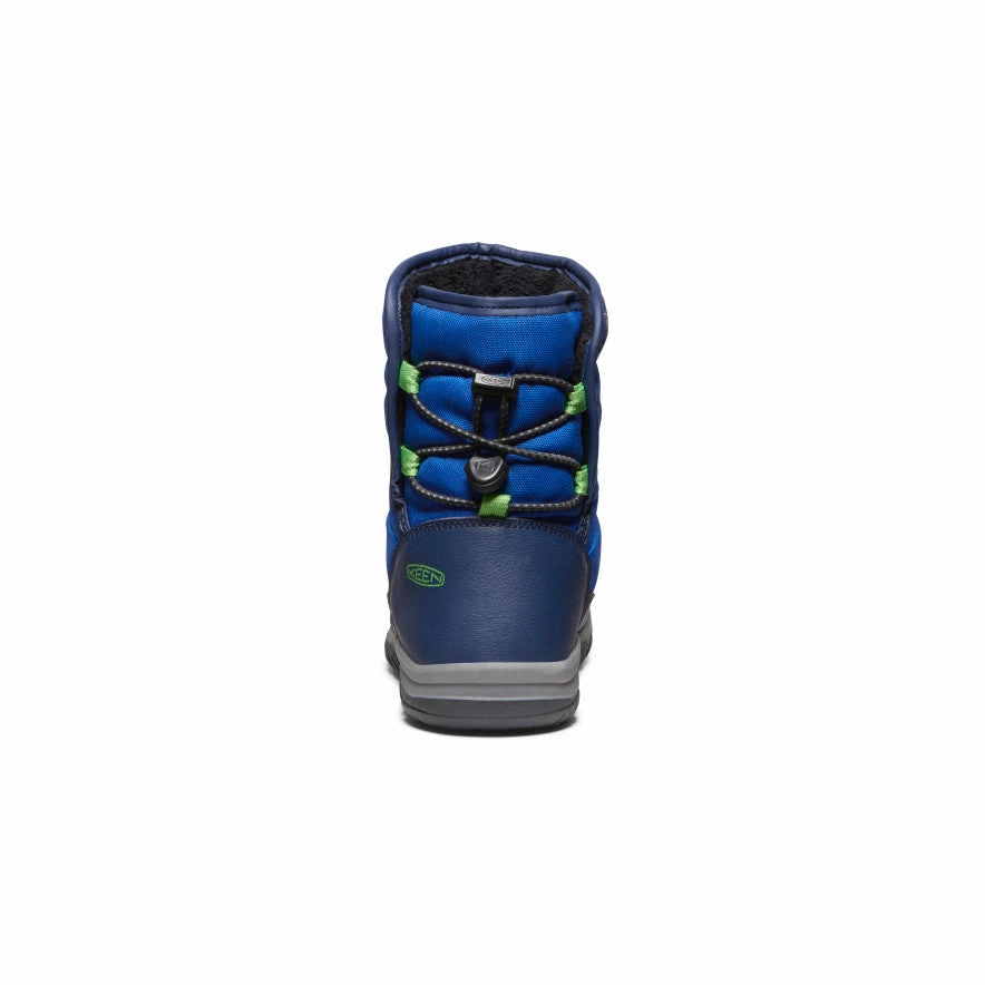 Big Kids' Puffrider Waterproof Winter Boot  |  Naval Academy/Surf Pom Pom Snow Boots