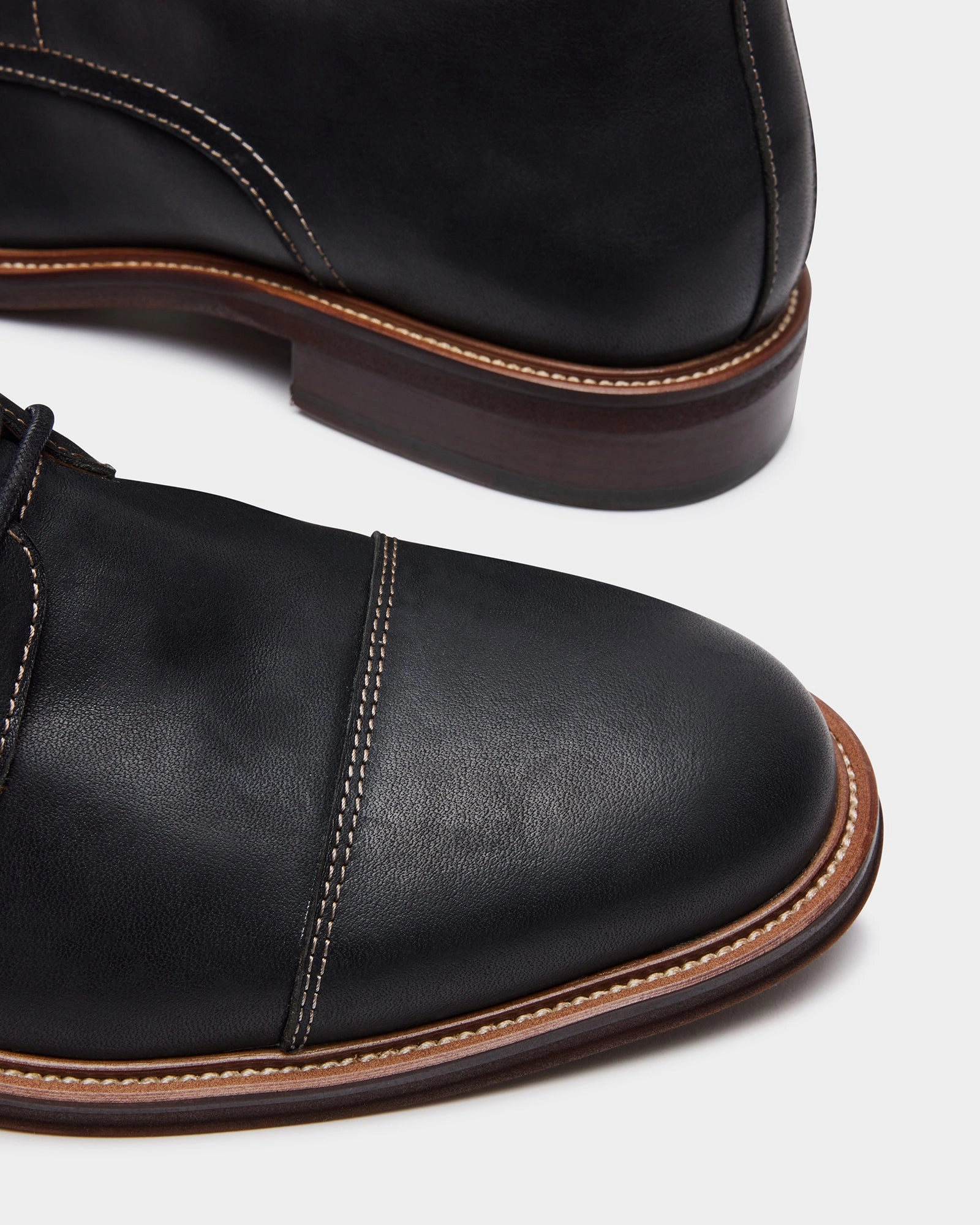 HODGE BLACK LEATHER - SM REBOOTED Skinny Leg Boots