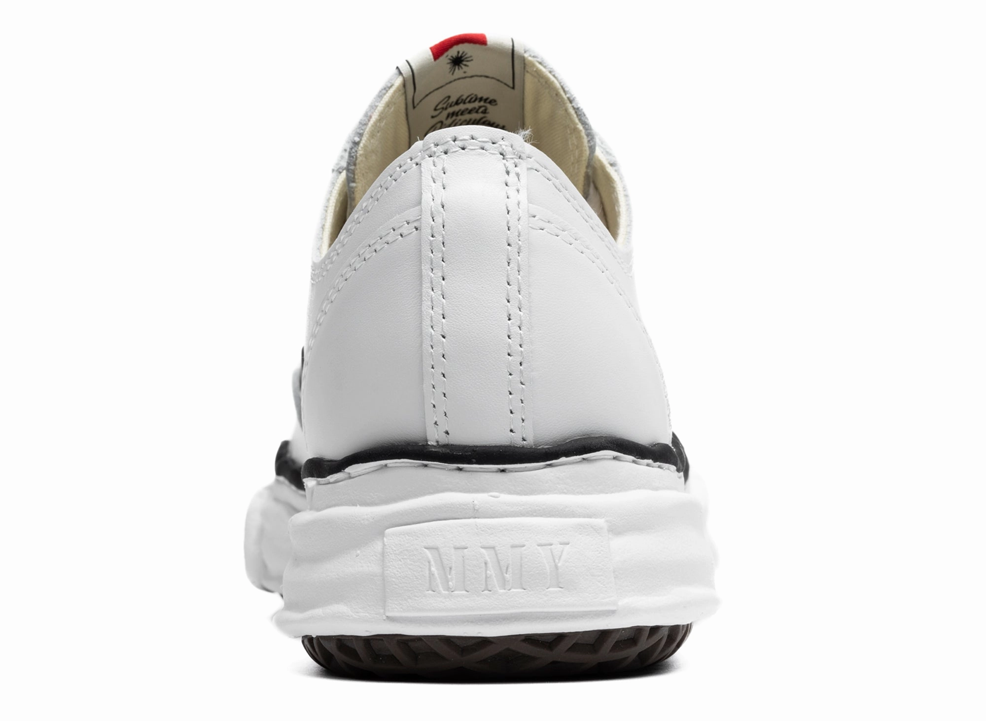 Maison Mihara Yasuhiro Low Top Lace Up Sneaker in White Brogues Not Oxfords Kingsman