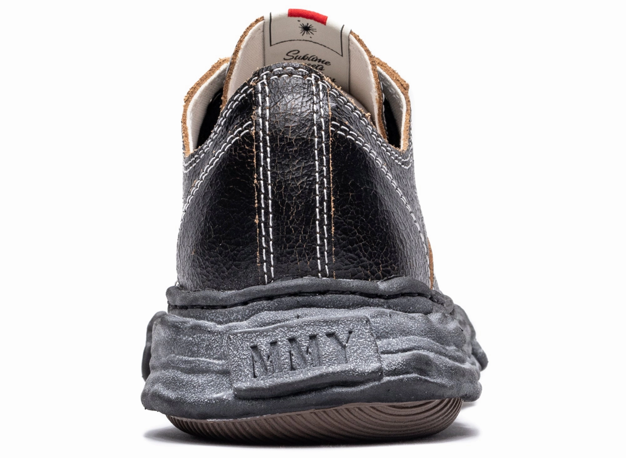 Waterproof Leather Brogue Boots Maison Mihara Yasuhiro Peterson 23 Low in Black