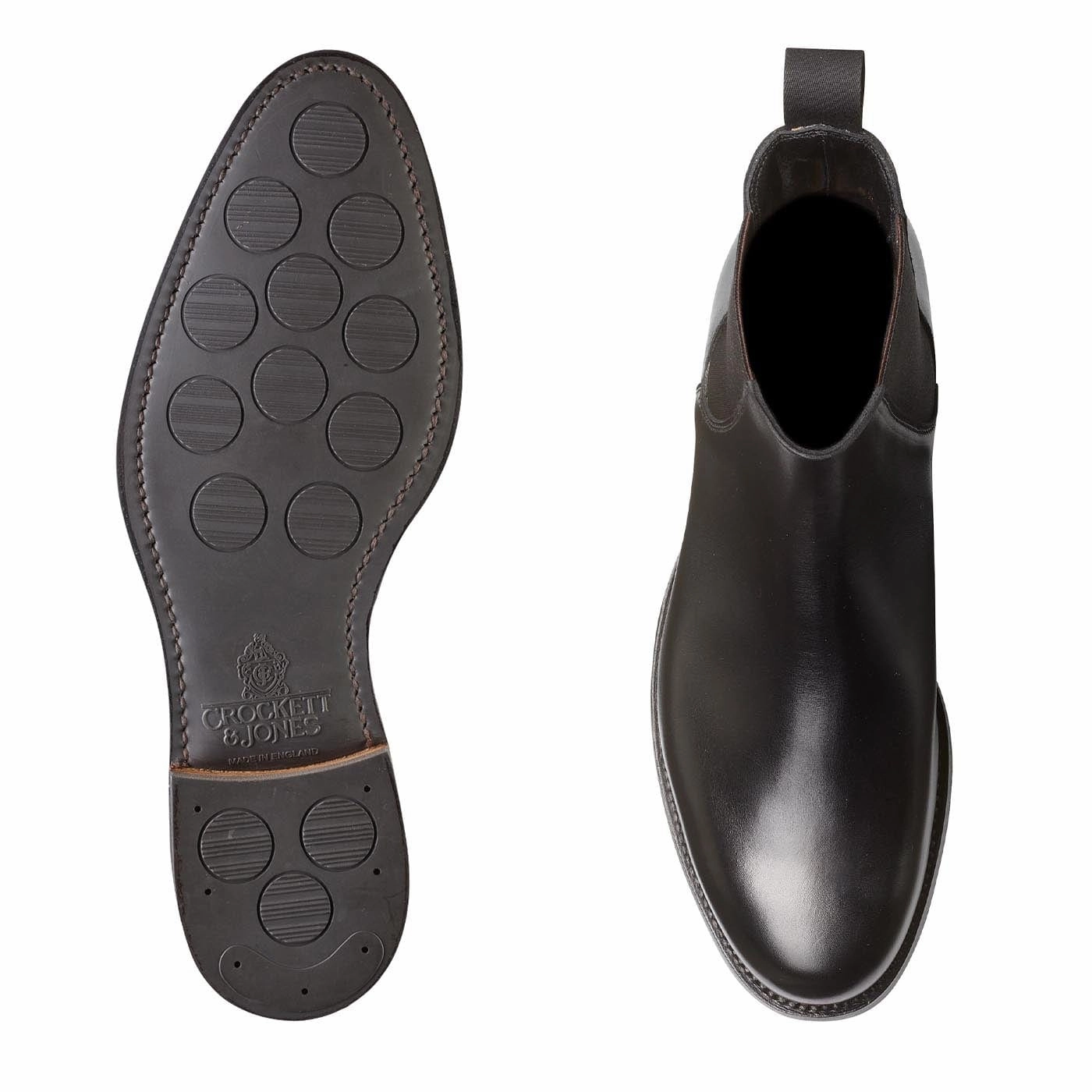 Margie Black Wax Calf Hinman Chelsea Boots