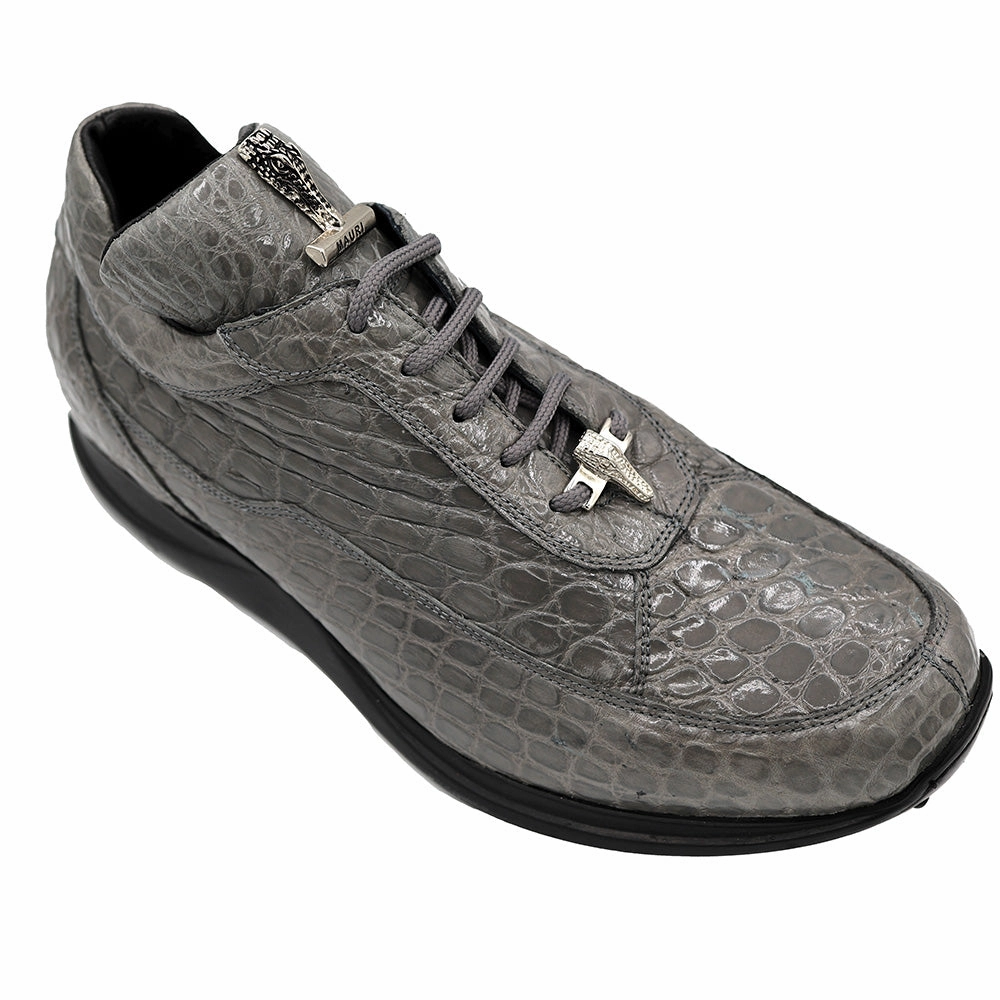 Ferragamo Lace Up Shoes Mauri 8900 Medium Grey Sneakers
