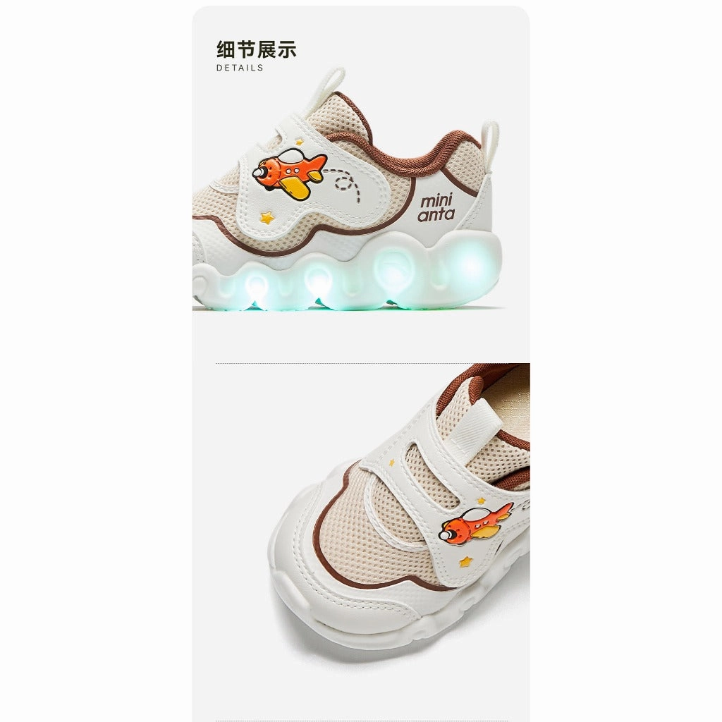anta kids boys cny-good luck casual shoes 3125C0016-1 -white/brown Design Your Own Skate