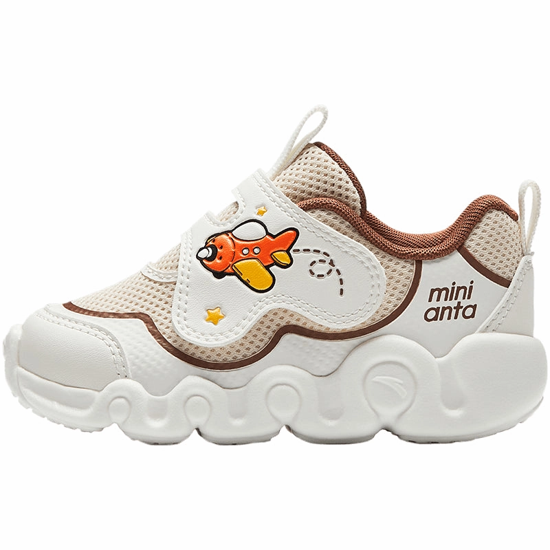 Discount Skate Shoes anta kids boys cny-good luck casual shoes 3125C0016-1 -white/brown