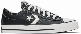Converse Star Player 76 Low Top Black Leather Pictures Of Skate Shoes