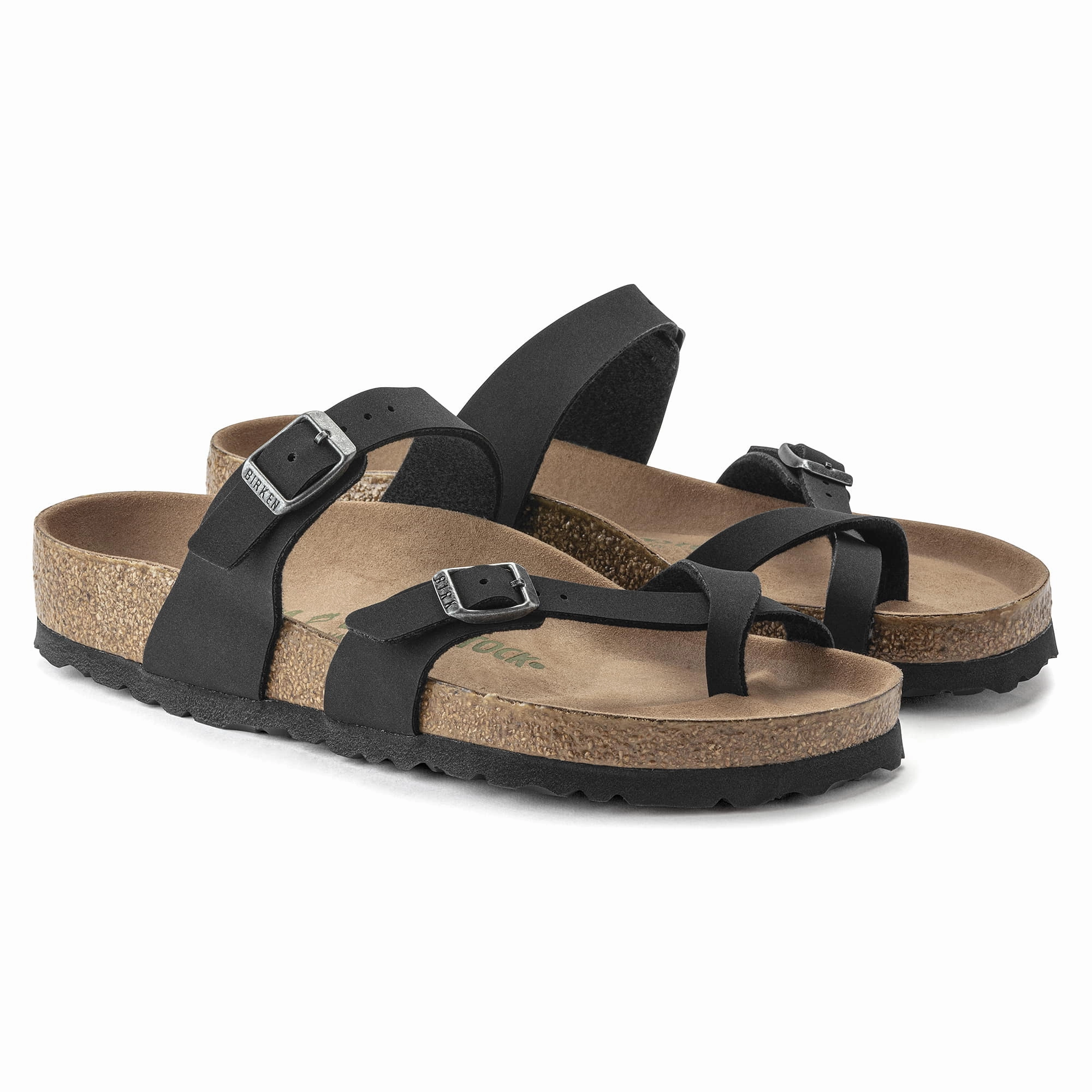 Mayari Vegan Birko-Flor Nubuck Large Buckle Birkenstock